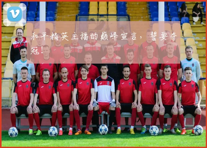 和平精英主播的巅峰宣言，誓要夺冠！